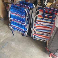 Tommy Bahama Backpack Beach Chairs $30 Each