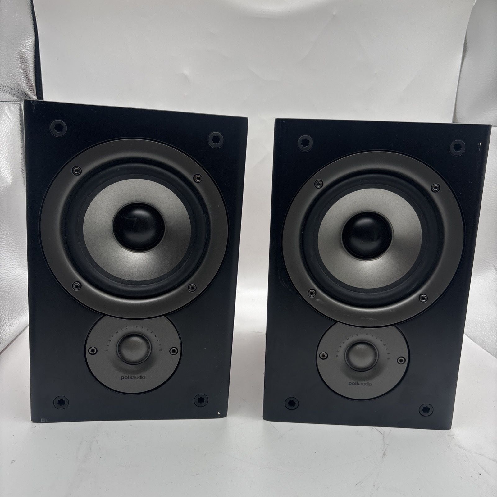 Polk Audio Monitor 30 Series II Cherry Bookshelf Speakers Home Audio NO GRILLS