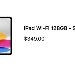 New I Pad  A16 Silver