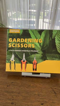 New EWPJDK 3-Pack Gardening Scissors / Handheld Pruners
