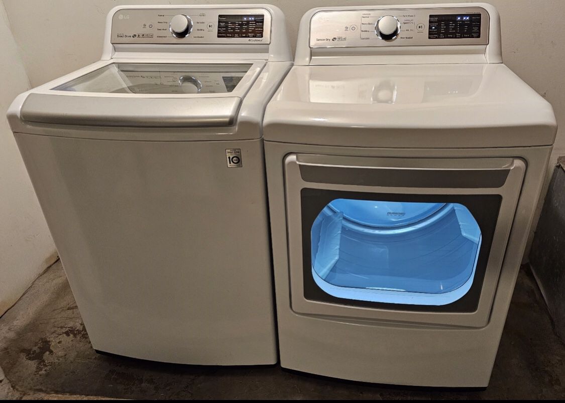LG Steam Washer & Dryer Set 