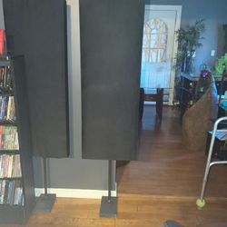 Acoustic Panels 17"X 46"  Adjustable Stands Or You Can Mount Directly On The Wall .I Have 10 Pieces, $75 Each  Sold Individually Or As A Bundle.