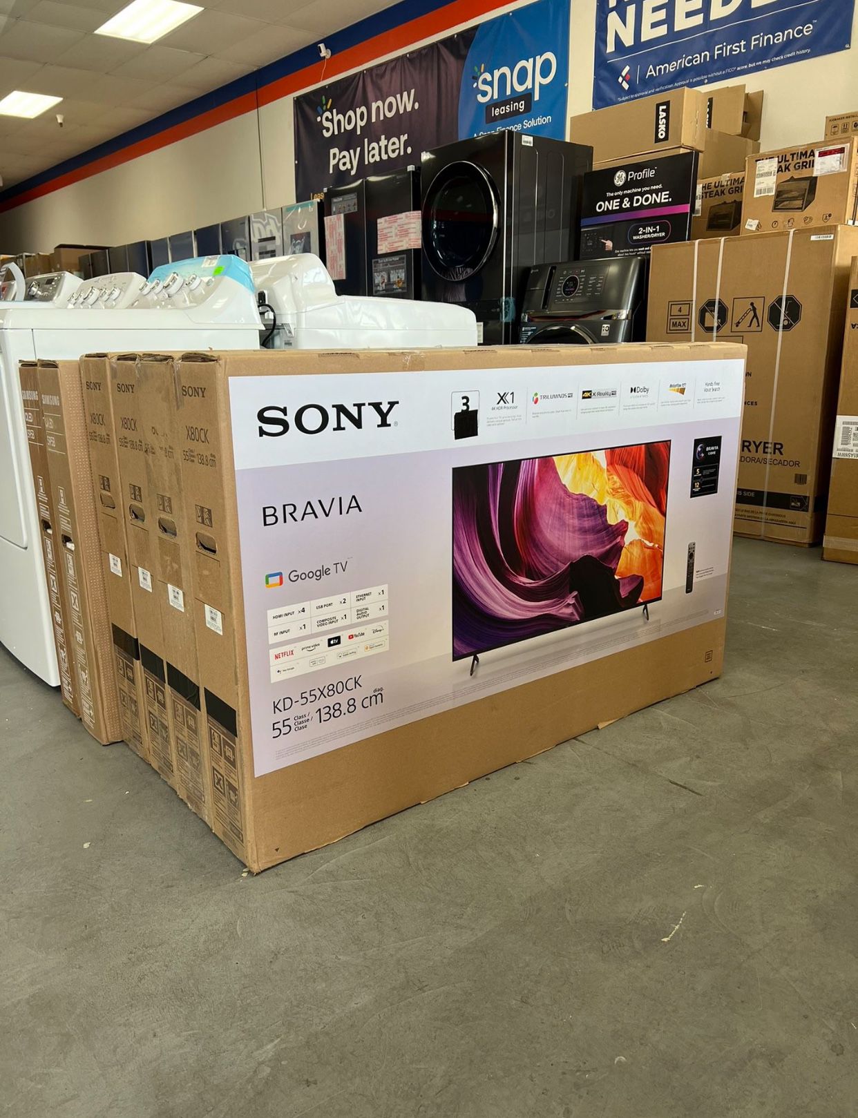 55 Sony Bravia X80K 4K Smart Tv
