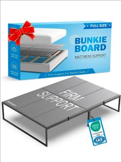 Bunkie Board Full Size (54x75''), Heavy Duty Bed Boards for Frame
Sleeper Sofa Support Board to Stop Sagging Mattress, Breathable, Noise Minimizing, M