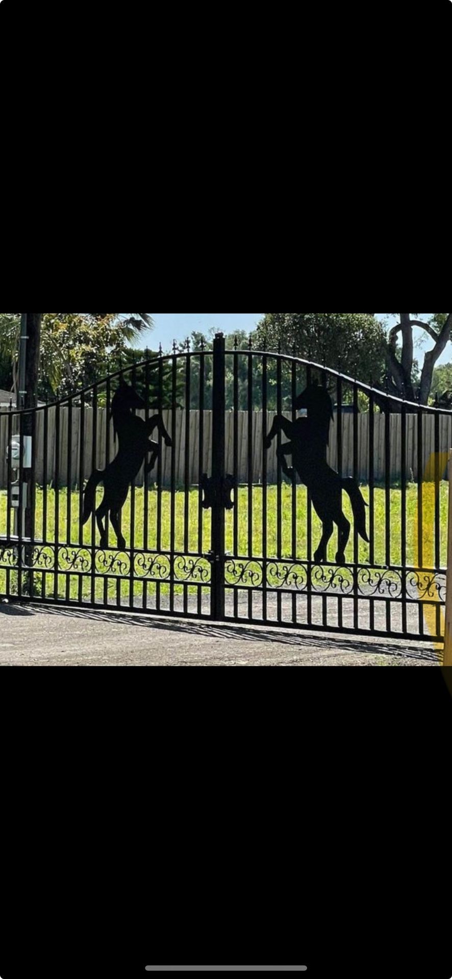 20 Foot Iron Gate