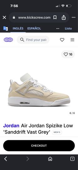 Jordan spizike low size 8