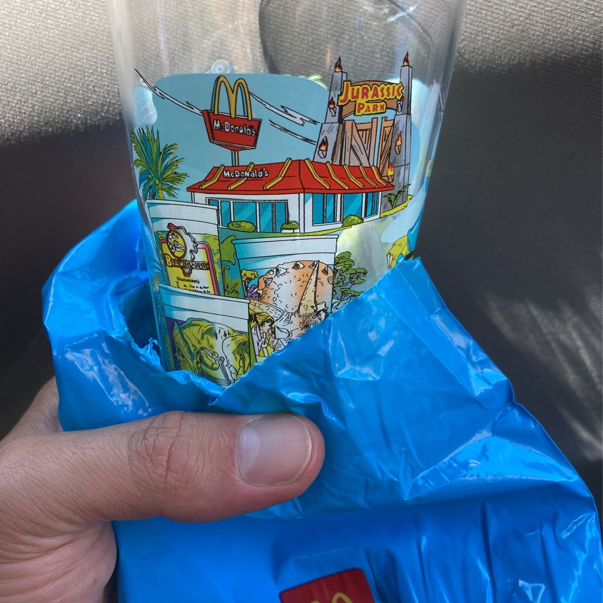 McDonalds Collector Cup Jurassic Park Minions Shrek