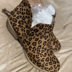 Leopard Print Ankle Boot
