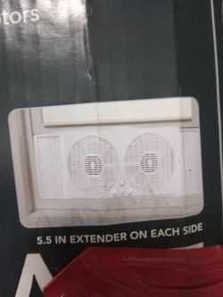 MUST GO ASAP-2 HOTTT ---Double Window Fan with Thermostat