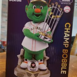 Houston Astros WORLD SERIES Orbit Bobblehead GOLD RUSH 2023