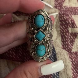 Western Turquoise Ring 