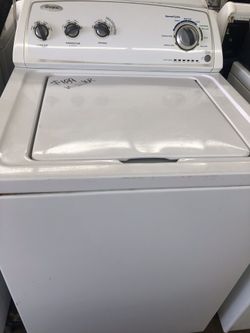 Whirlpool LIKE NEW White & Silver Washing Machine! 30-Day Guarantee! Delivery Available TODAY!