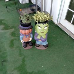 Pumpkin Man And Franky