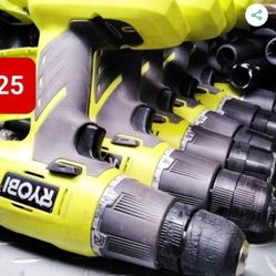 RYOBI 18V CORDLESS  DRILL DRIVER