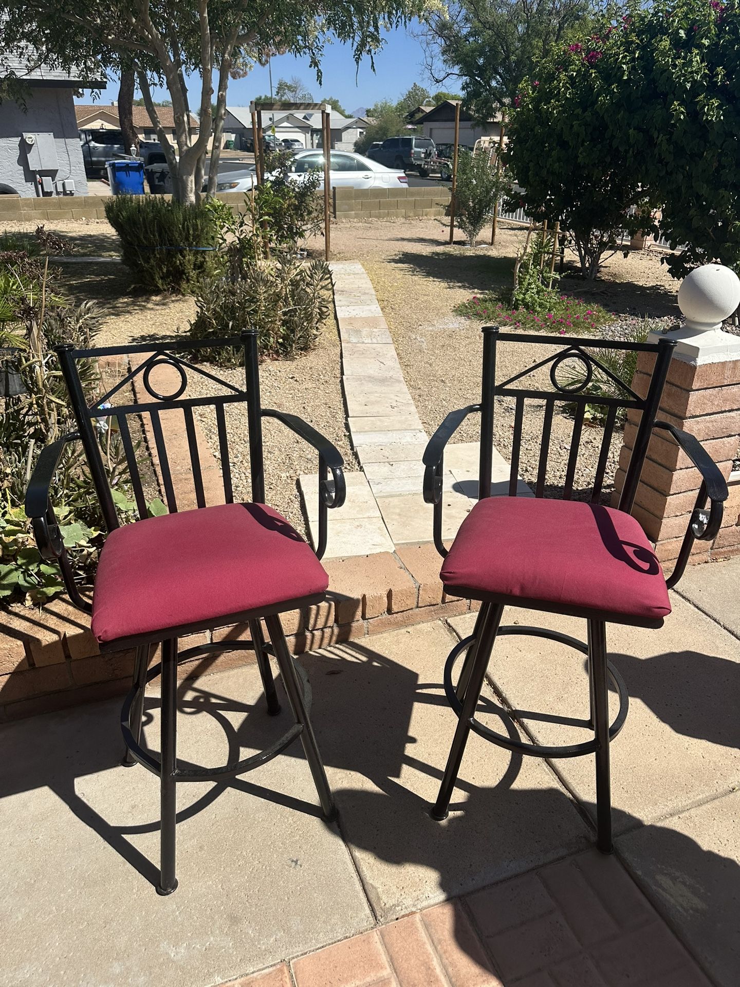 4 Metal Chairs
