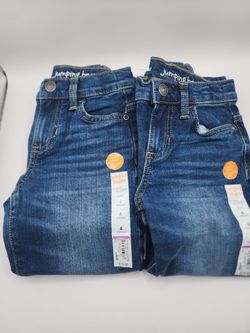 ### 👖 Jumping Beans Boys Size 4 Blue Relaxed Fit Jeans – NEW WITH TAGS 👖###