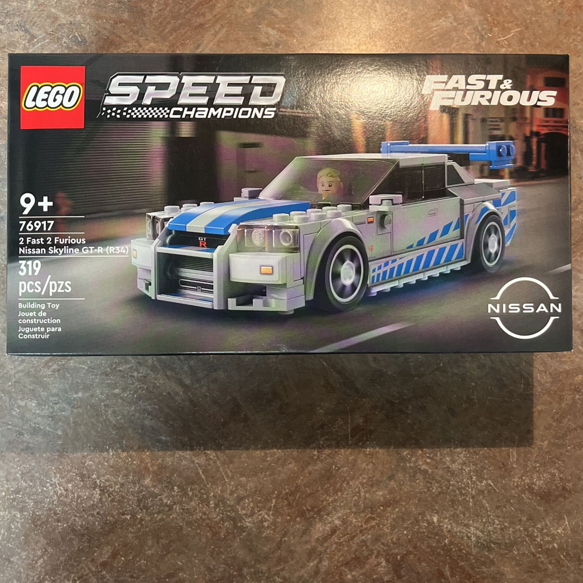 LEGO Speed Champions 2 Fast 2 Furious Nissan Skyline GT-R (R34) Set 76917