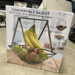 3-IN-1 MULTI-USE/FRUIT CONVERTIBLE BASKET (NEW IN BOX) 