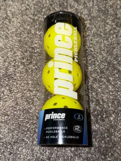 Prince Pickleball 3 Pack Performance USA 40 Hole Set Brand New In Packaging.