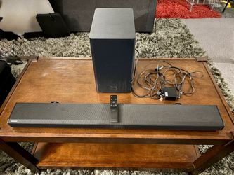 Samsung HW-Q70T Dolby Atmos Soundbar + Wireless Subwoofer & Remote