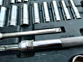 Duralast 3/8" Drive Mechanics Socket Set w/ Extendable Ratchet
