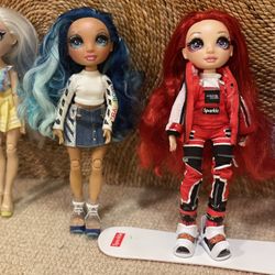 Rainbow High Dolls & Closet PLUS accessories 