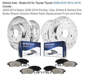 New Back Breaks and rotors