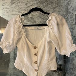 Lilyful Women’s Crop Top Blouse Small