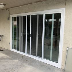 4 panels sliding patio door