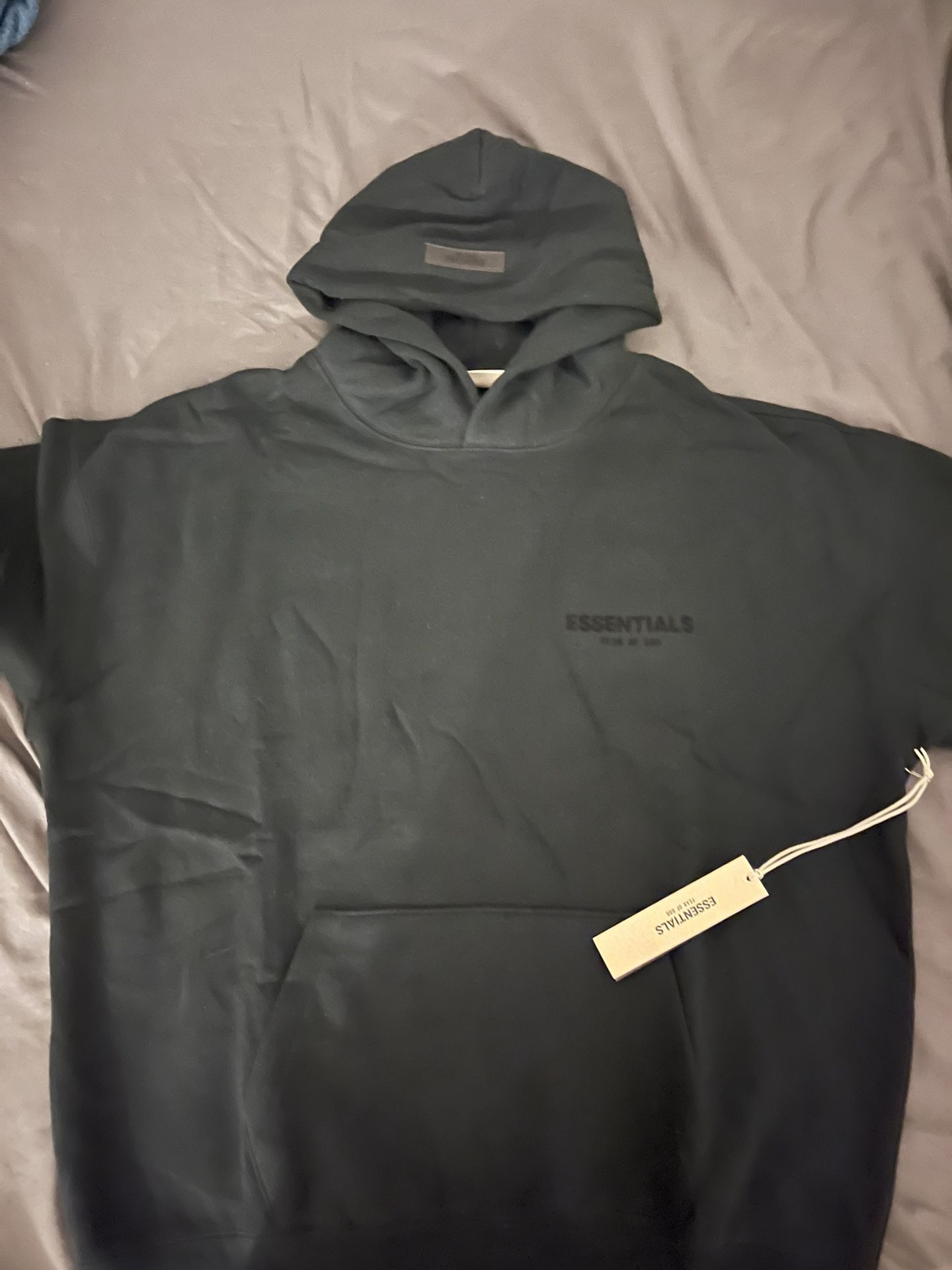 Black Essentials Hoodie 