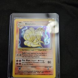 Pokemon Card Holo Ninetales