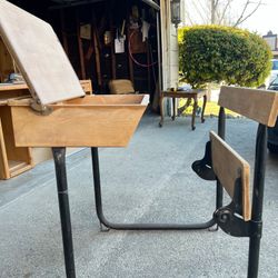 Beautiful Vintage School Desk