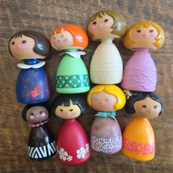 Disney Small World Bottles Vintage By AVON