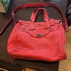 Red Coach Purse