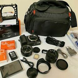 SONY alpha A6400 4K UHD Digital Camera + TWO LENS 16-50  35mm +32GB SD SMALLRIG