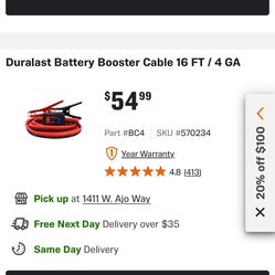 Brand new jumper cables