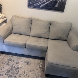 Reversible Gray Sectional With Free Local Delivery