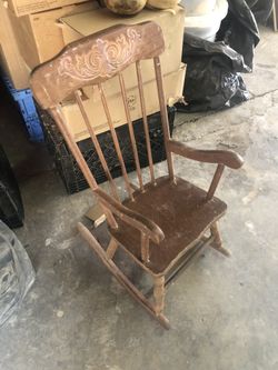 Vintage Wooden Rocking Chair