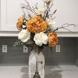 Decorative flowers with beautiful vase