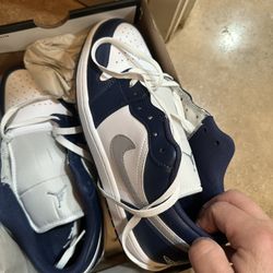 Jordan Navy Dunks 