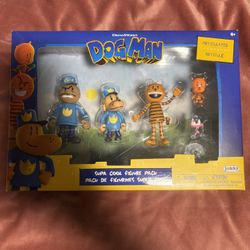 Dog Man Movie Action Figures Multipack Set