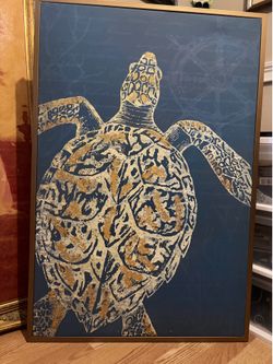 Sea turtle wall art