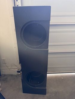 12 in Dual Subwoofer Speaker Box Enclosure