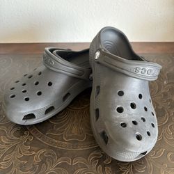 Grey Crocs Jr Sz.5