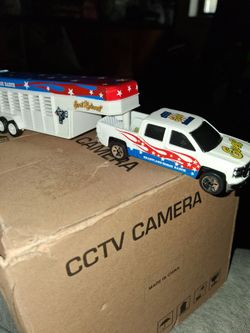 EVIL KNIEVEL TRUCK AND TRALER VERY CLEAN