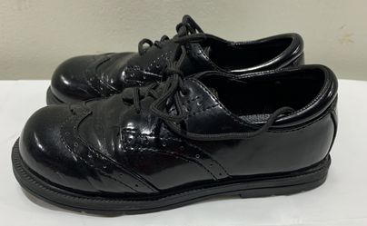 The Children’s Place boys size 10 black dress shoes - worn once like new