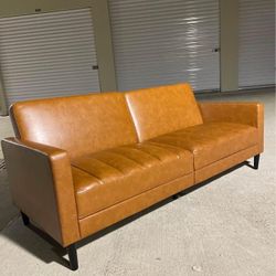 Genuine Leather Carmel Sofa Available 