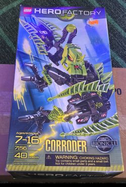LEGO HERO FACTORY  CORRODER 7156 New Sealed RETIRED