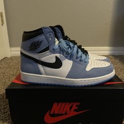 University Blue Jordan 1 Size 9 VVVNDS