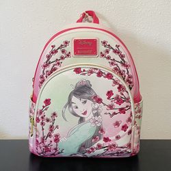 Loungefly Disney Mulan Cherry Blossom Mini Backpack